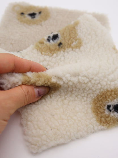 【25AW-157】プチくまちゃんボア　/0.5ｙあたり=～1725円