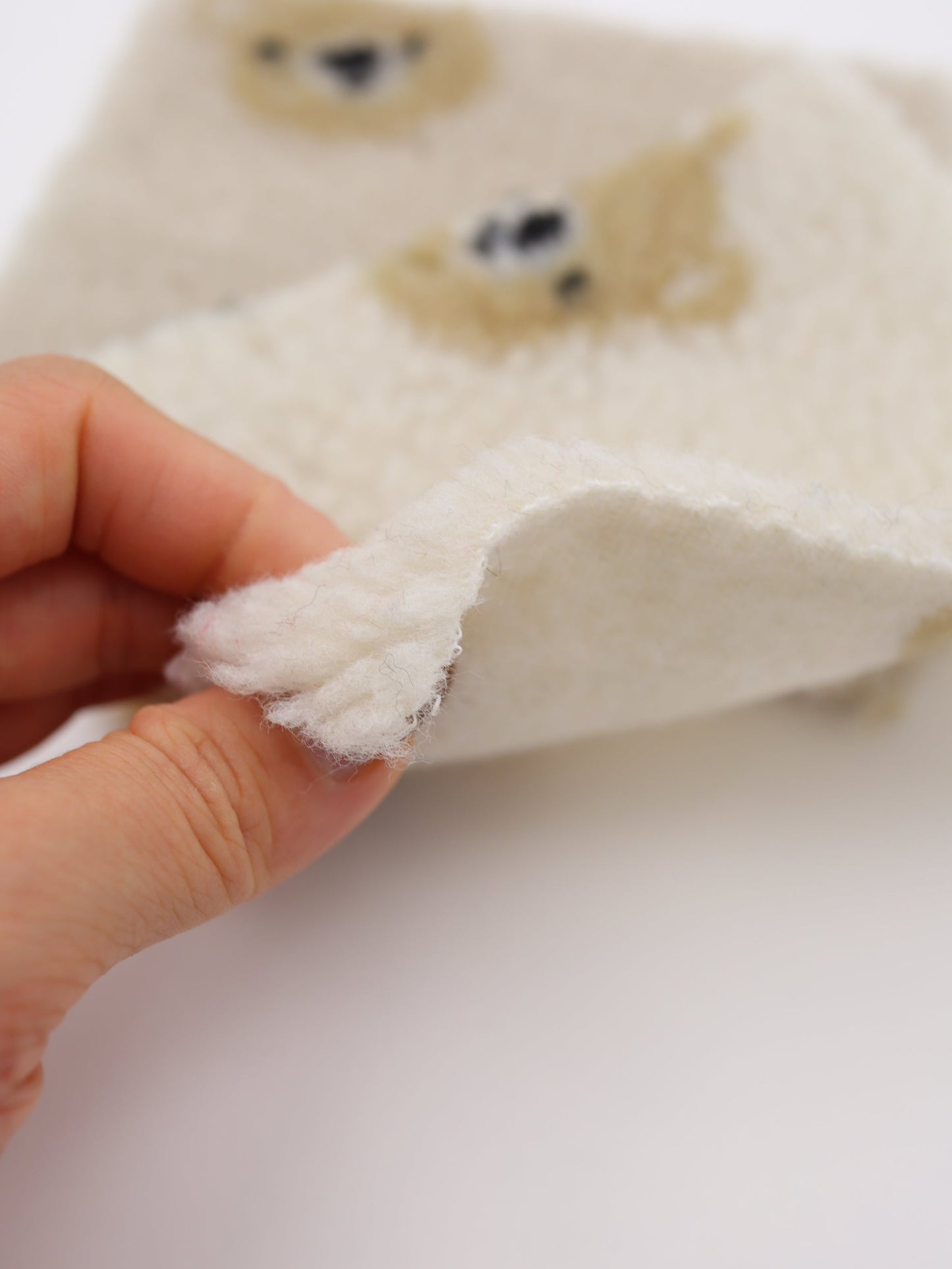 【25AW-157】プチくまちゃんボア　/0.5ｙあたり=～1725円