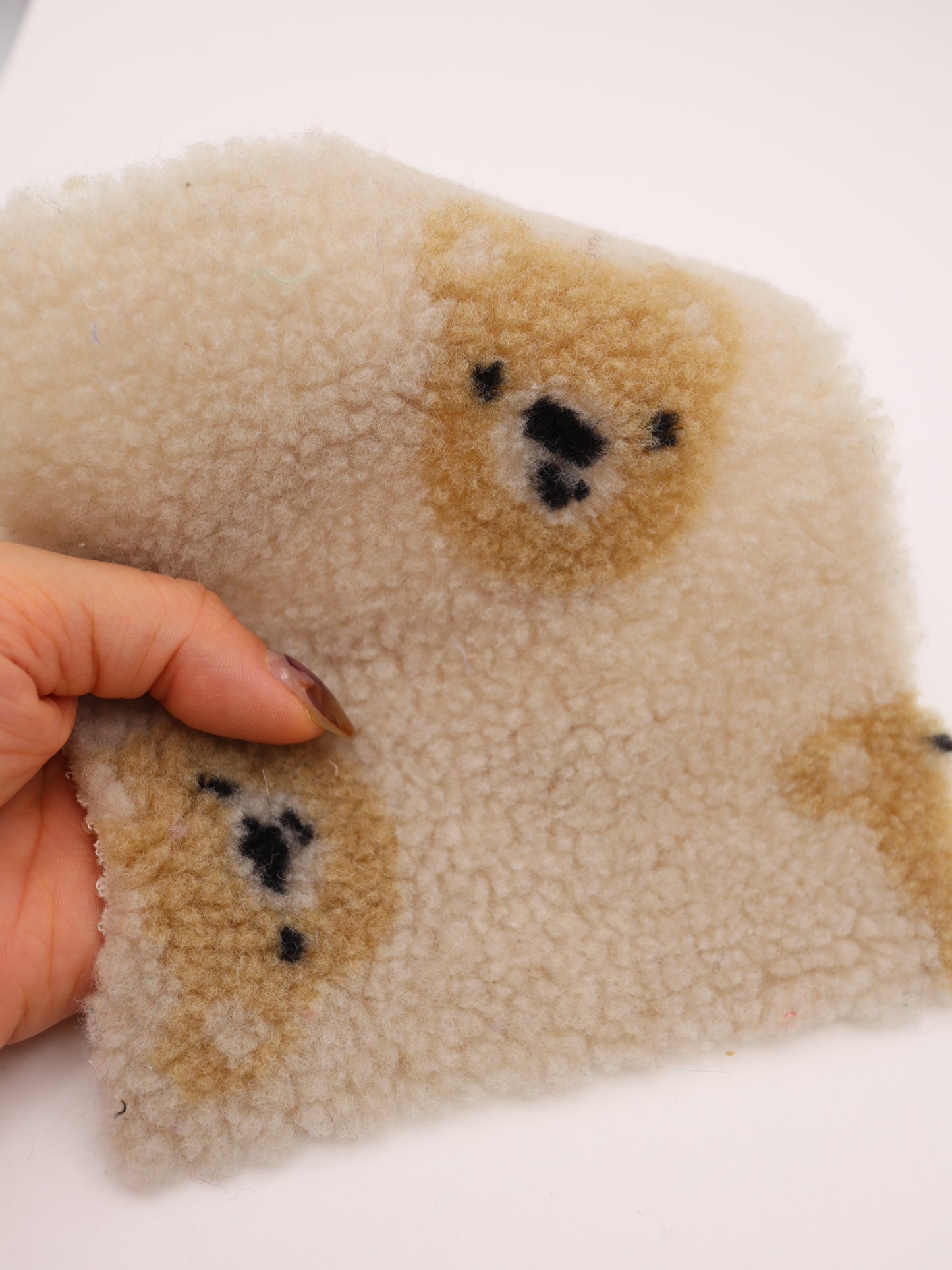 【25AW-157】プチくまちゃんボア　/0.5ｙあたり=～1725円