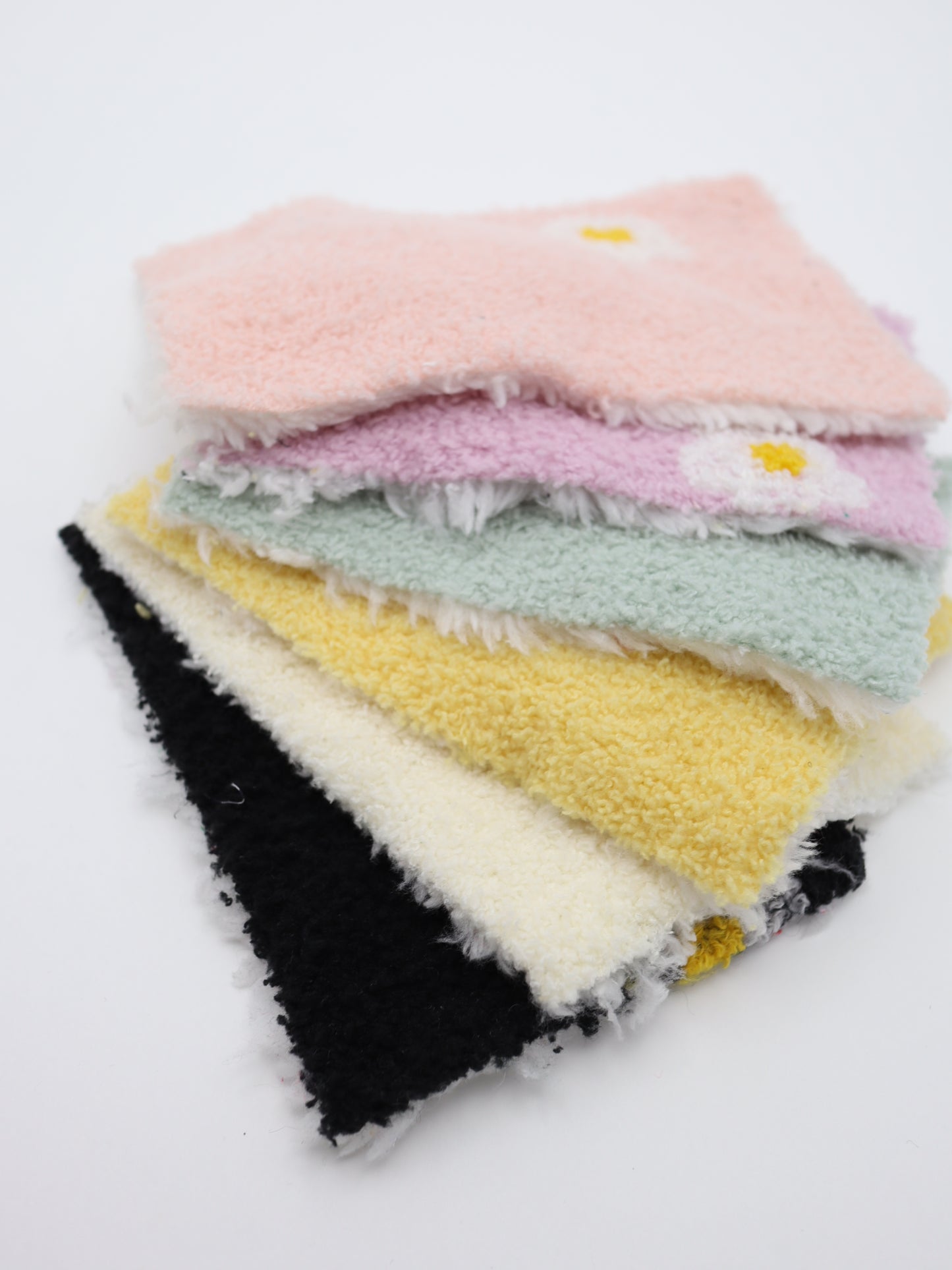 【25AW-158】レトロフラワー両面ボアニット　/0.5ｙあたり=～1265円