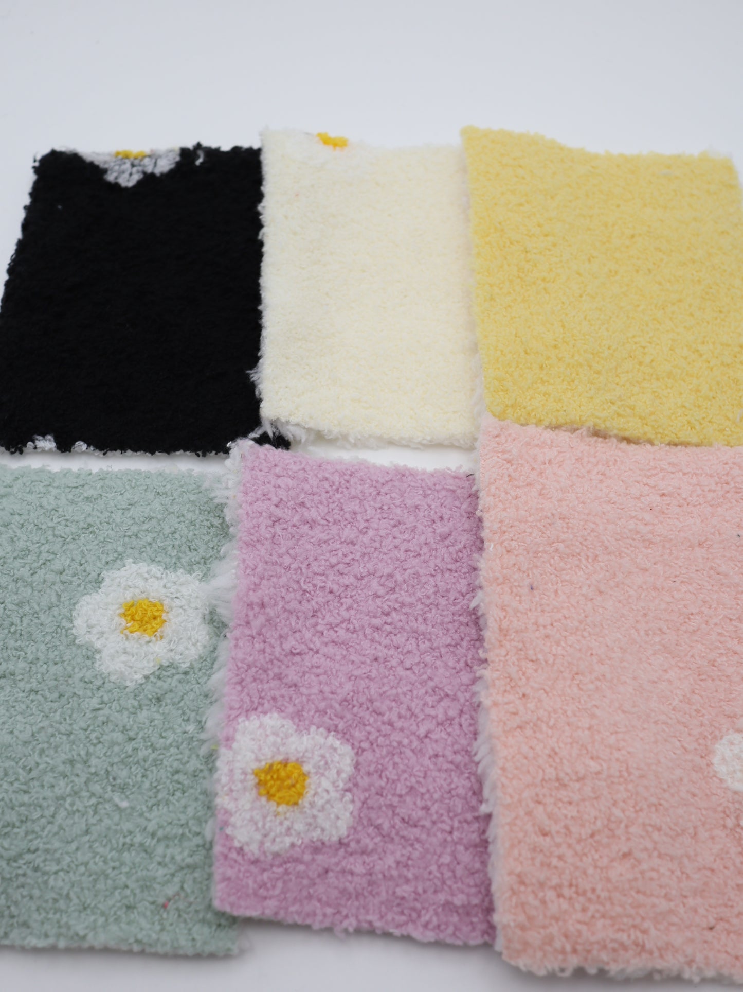 【25AW-158】レトロフラワー両面ボアニット　/0.5ｙあたり=～1265円