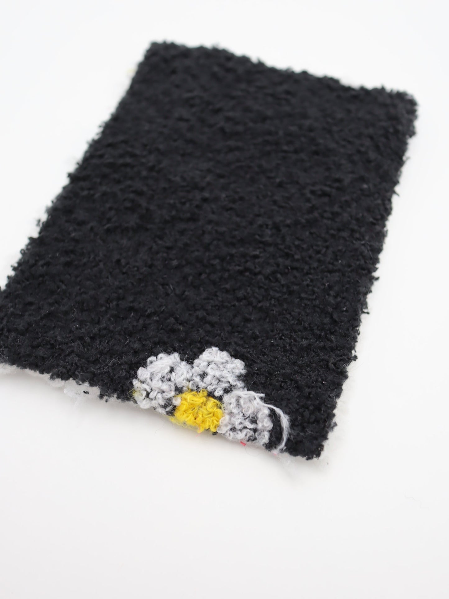 【25AW-158】レトロフラワー両面ボアニット　/0.5ｙあたり=～1265円