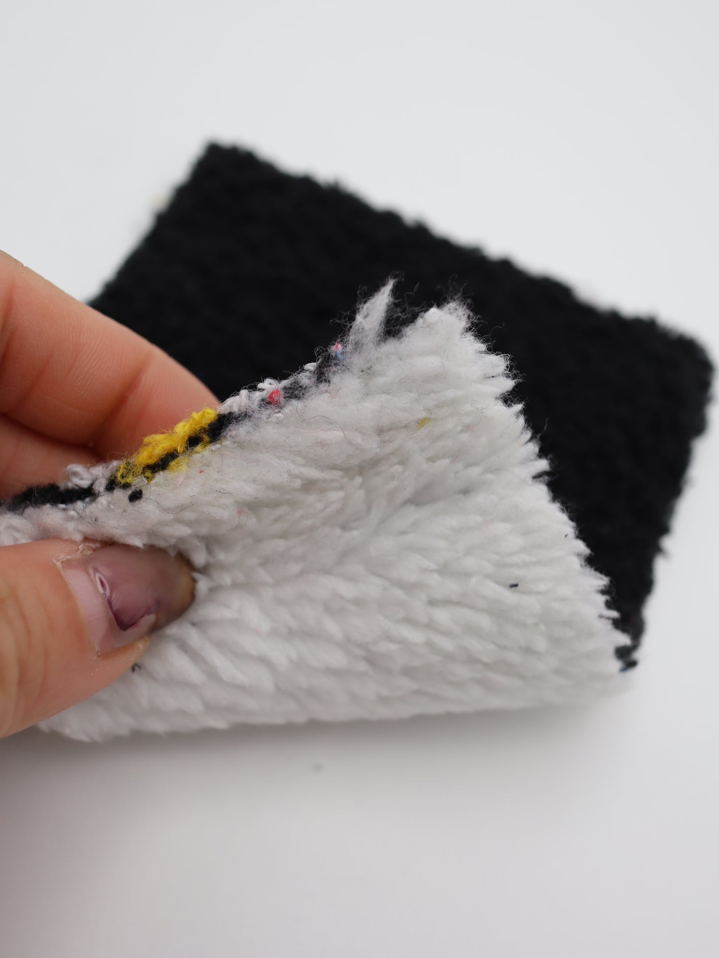 【25AW-158】レトロフラワー両面ボアニット　/0.5ｙあたり=～1265円