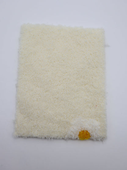 【25AW-158】レトロフラワー両面ボアニット　/0.5ｙあたり=～1265円