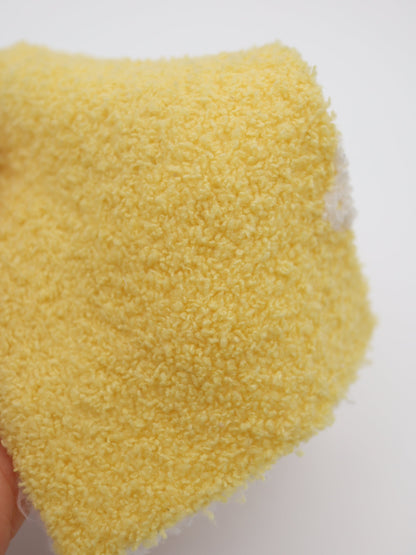 【25AW-158】レトロフラワー両面ボアニット　/0.5ｙあたり=～1265円