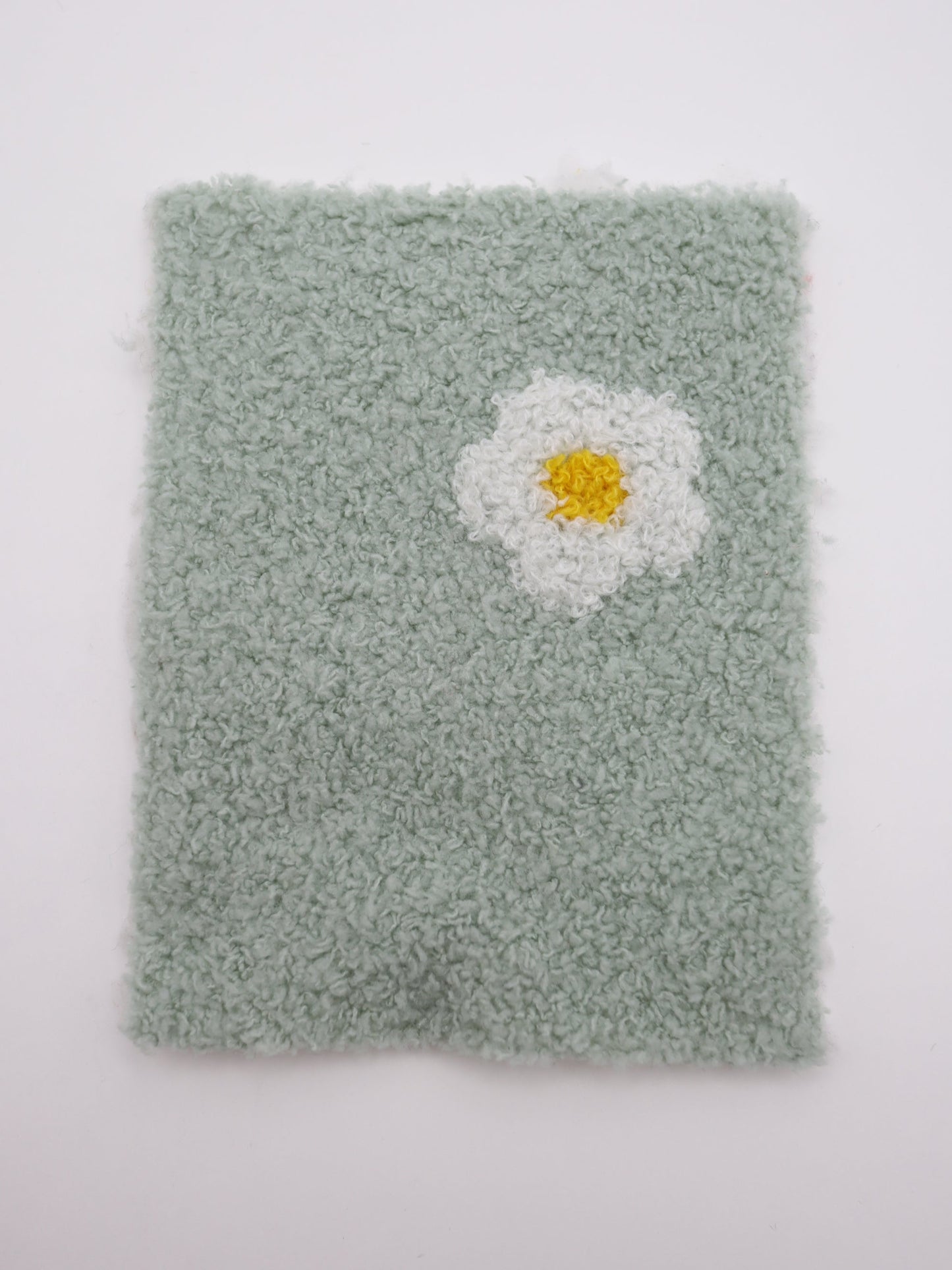 【25AW-158】レトロフラワー両面ボアニット　/0.5ｙあたり=～1265円