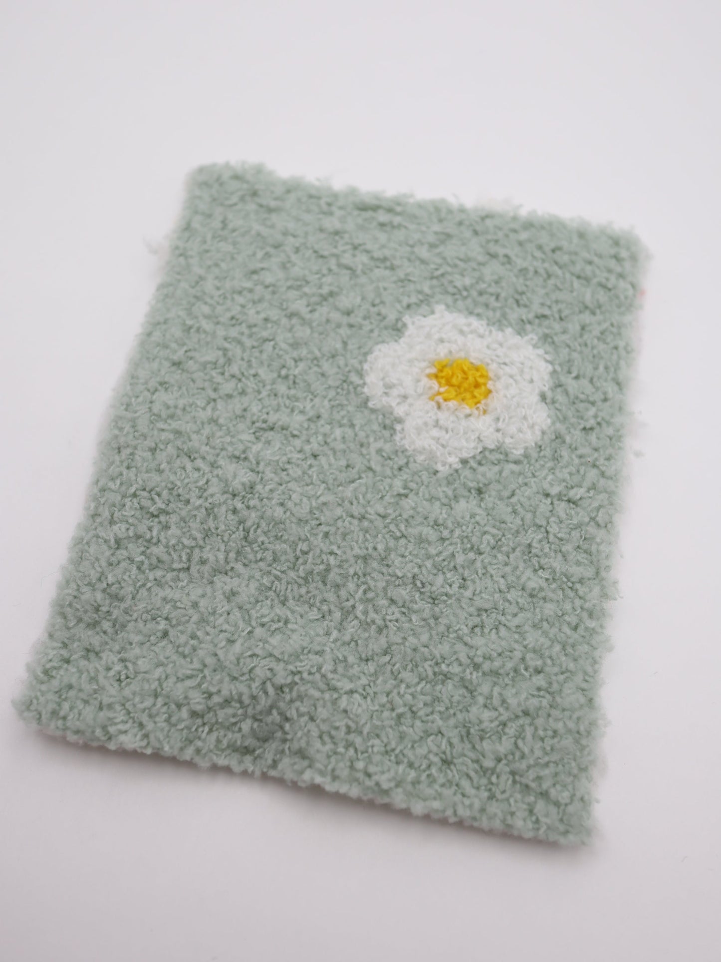 【25AW-158】レトロフラワー両面ボアニット　/0.5ｙあたり=～1265円