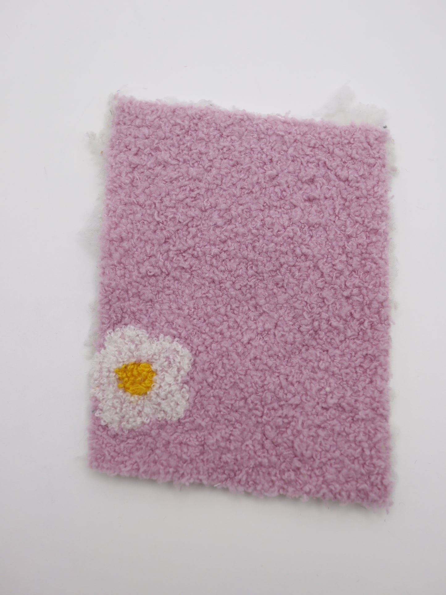 【25AW-158】レトロフラワー両面ボアニット　/0.5ｙあたり=～1265円