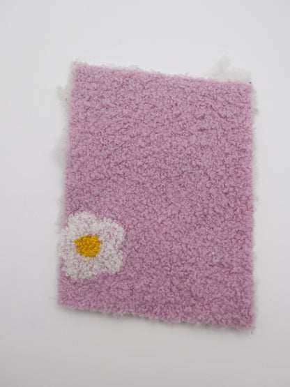 【25AW-158】レトロフラワー両面ボアニット　/0.5ｙあたり=～1265円