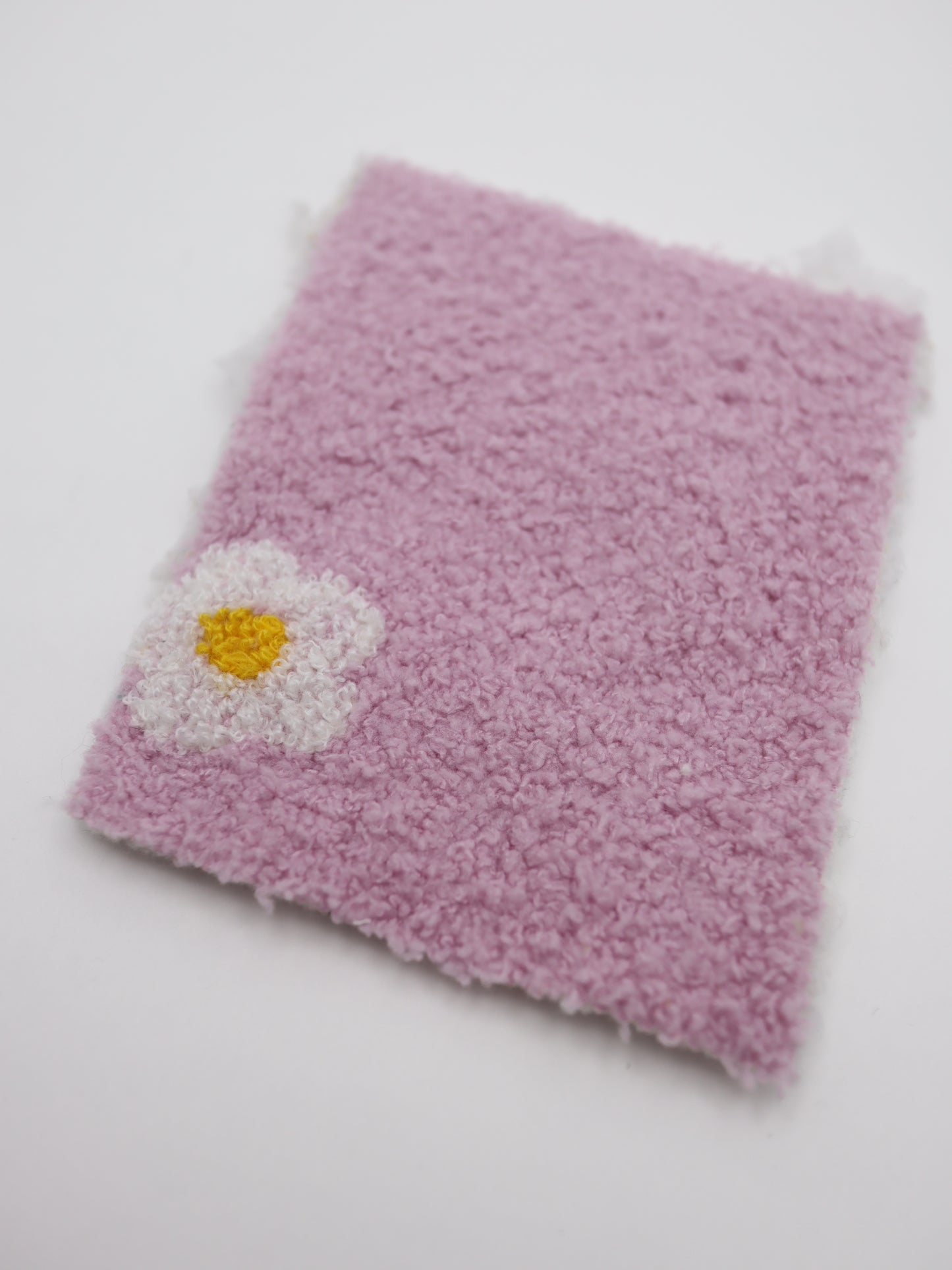 【25AW-158】レトロフラワー両面ボアニット　/0.5ｙあたり=～1265円