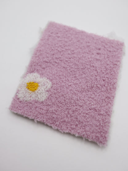 【25AW-158】レトロフラワー両面ボアニット　/0.5ｙあたり=～1265円