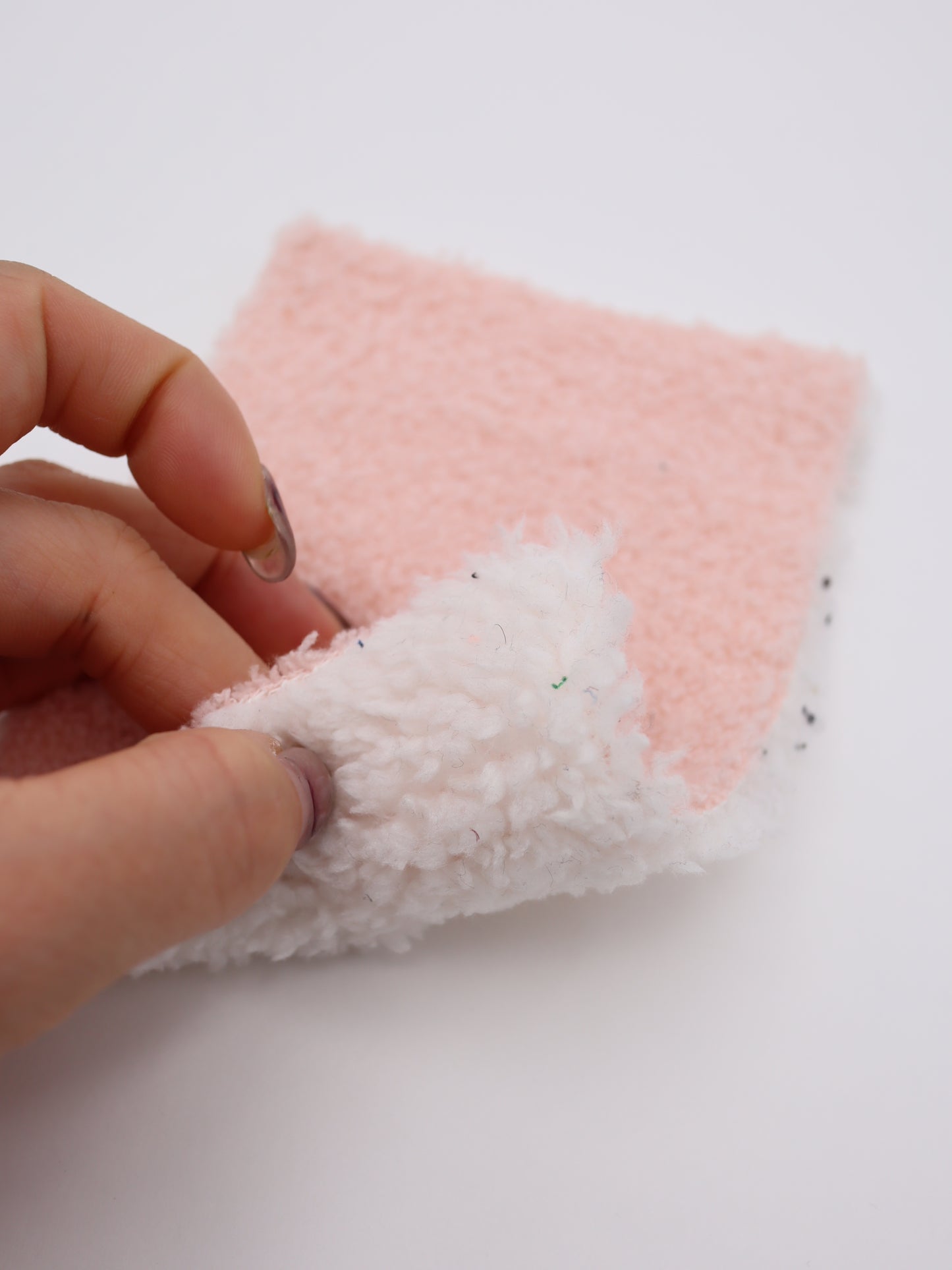 【25AW-158】レトロフラワー両面ボアニット　/0.5ｙあたり=～1265円