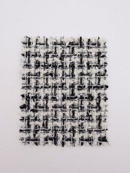 ウール混スラブヤーンファンシーツイード｜【生地幅】約144センチ 【混率】ポリエステル70％ウール30％｜ドッグウエア・KIDSウエア・ジャケット・雑貨向き｜26AW-325