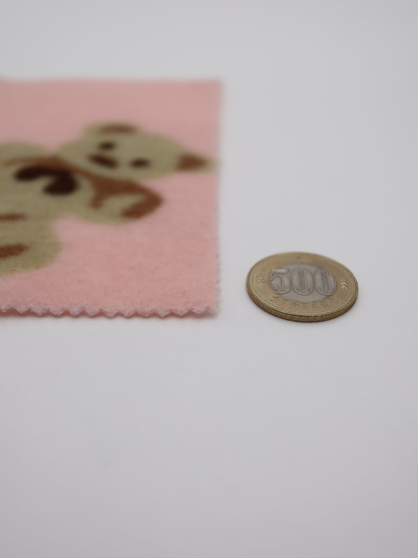 【25AW-161】ふわふわくまちゃん起毛天竺ニット　/0.5ｙあたり=～910円