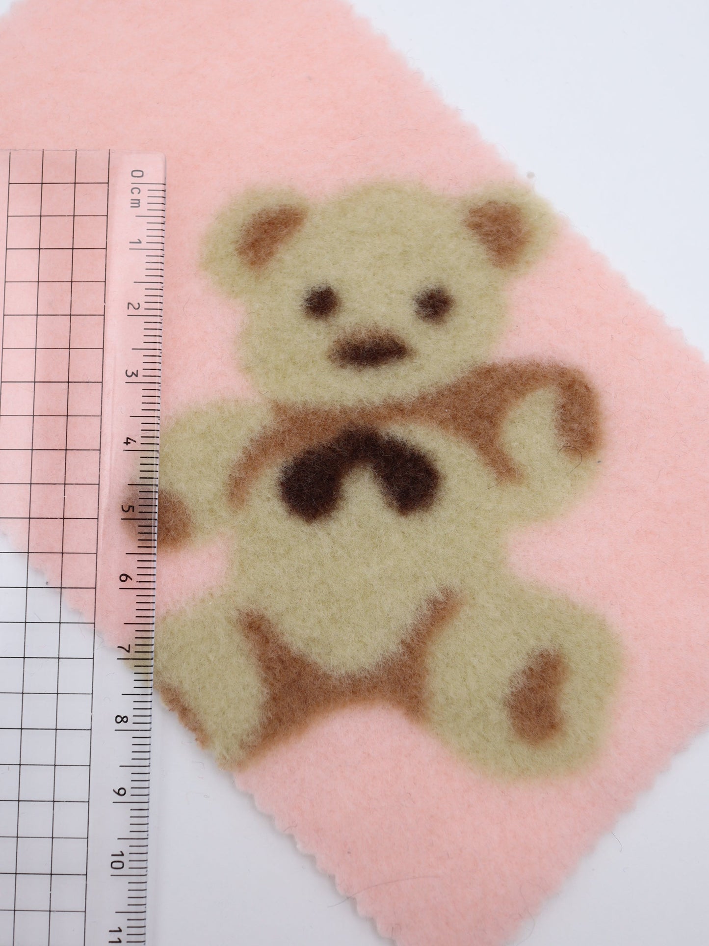 【25AW-161】ふわふわくまちゃん起毛天竺ニット　/0.5ｙあたり=～910円