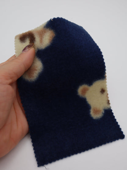 【25AW-161】ふわふわくまちゃん起毛天竺ニット　/0.5ｙあたり=～910円