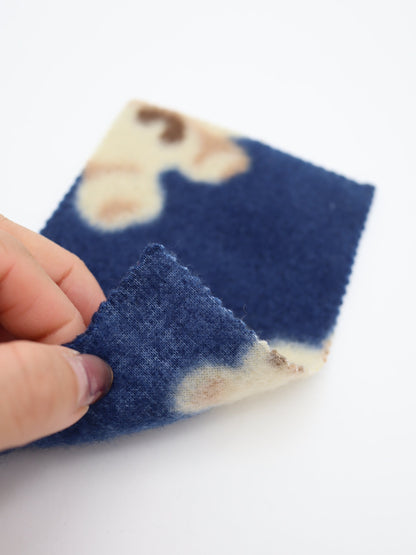 【25AW-161】ふわふわくまちゃん起毛天竺ニット　/0.5ｙあたり=～910円