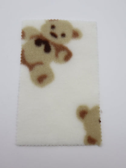 【25AW-161】ふわふわくまちゃん起毛天竺ニット　/0.5ｙあたり=～910円