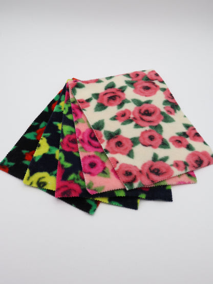 【25AW-163】ローズローズふわふわフリースニット　/0.5ｙあたり=～980円