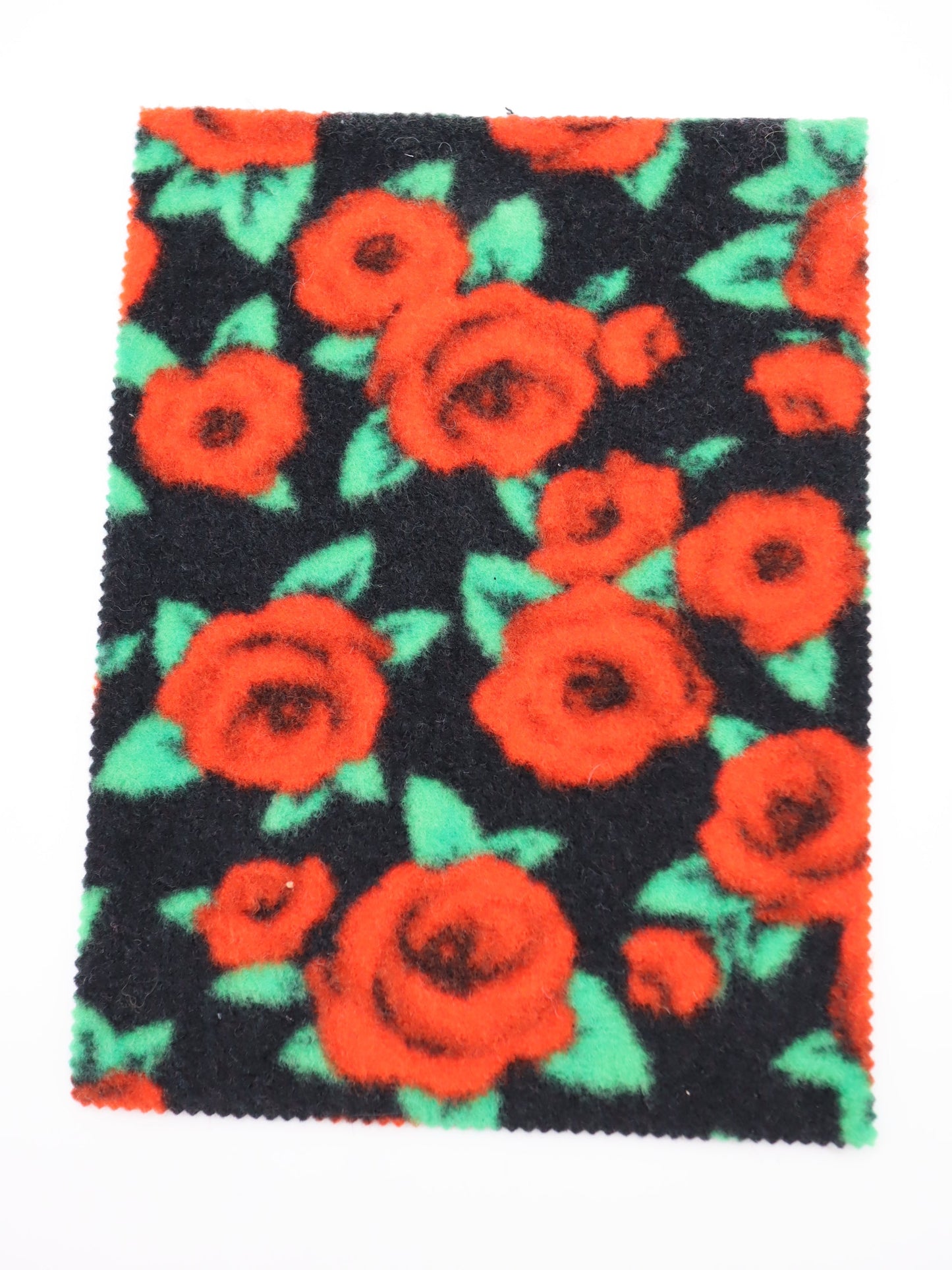 【25AW-163】ローズローズふわふわフリースニット　/0.5ｙあたり=～980円