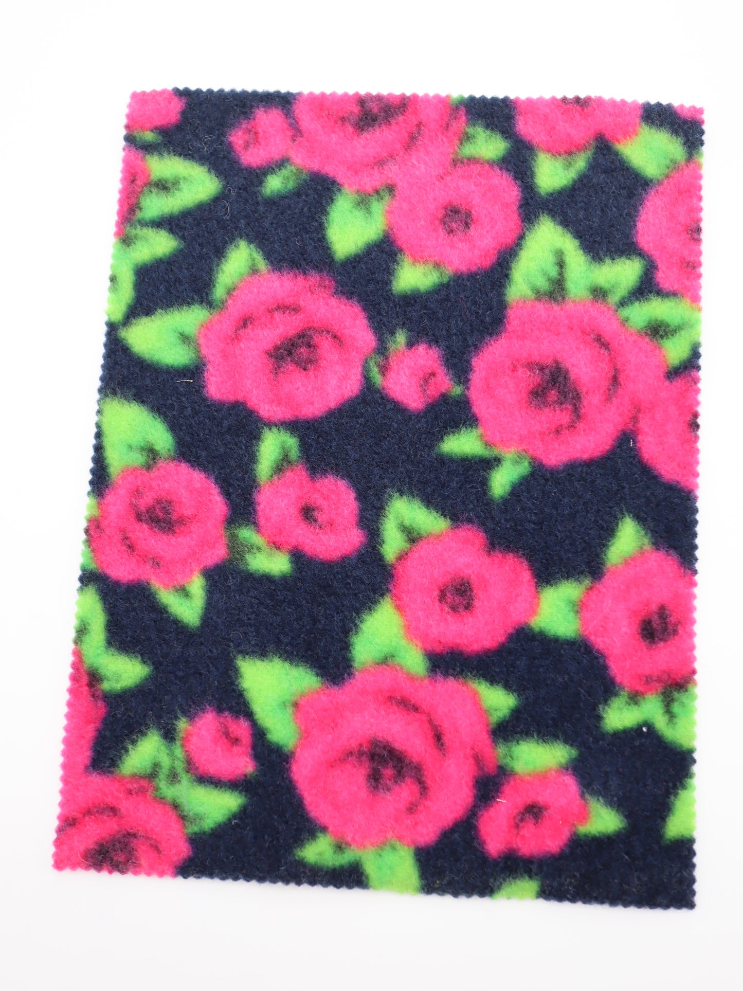 【25AW-163】ローズローズふわふわフリースニット　/0.5ｙあたり=～980円