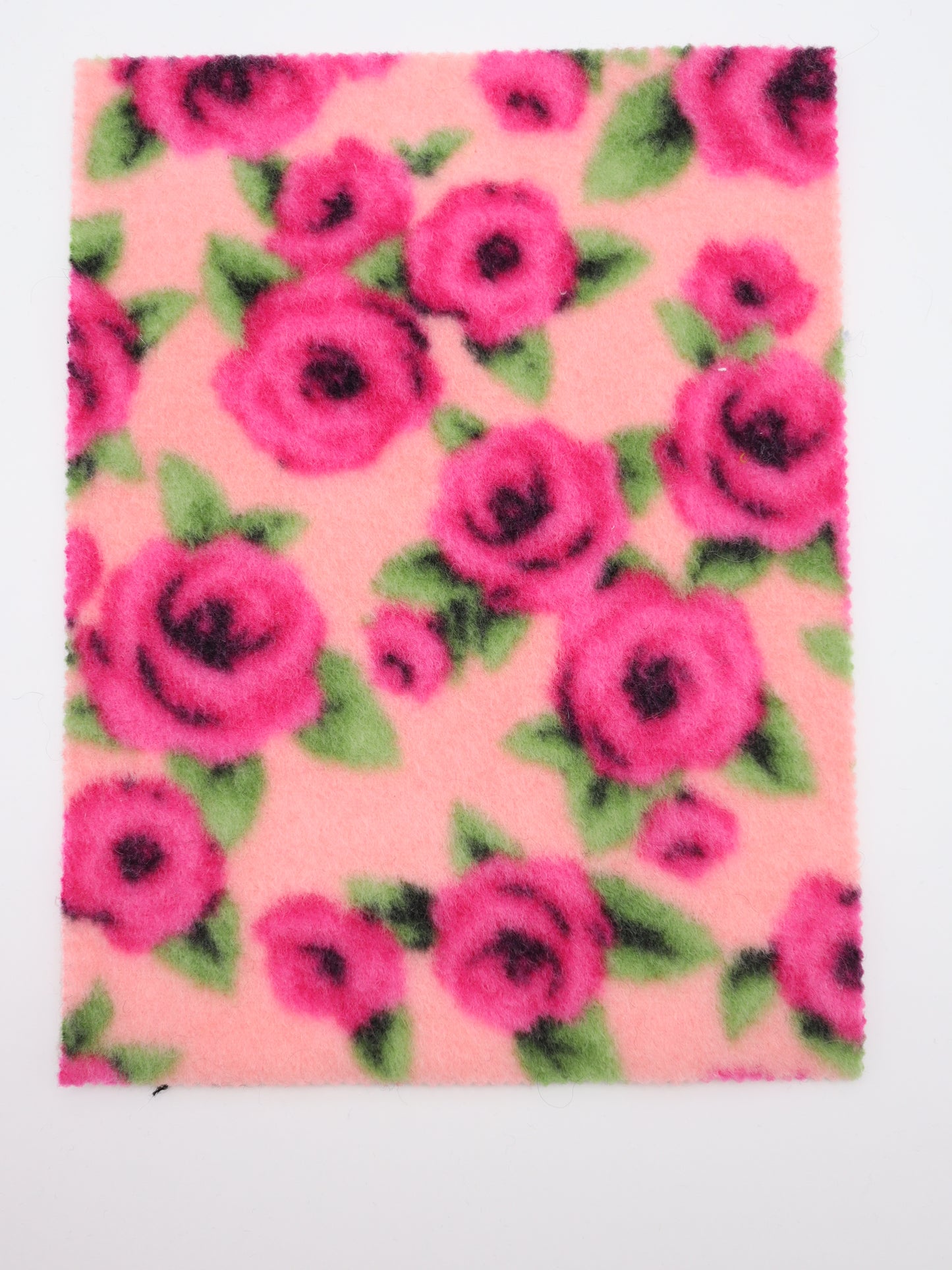 【25AW-163】ローズローズふわふわフリースニット　/0.5ｙあたり=～980円