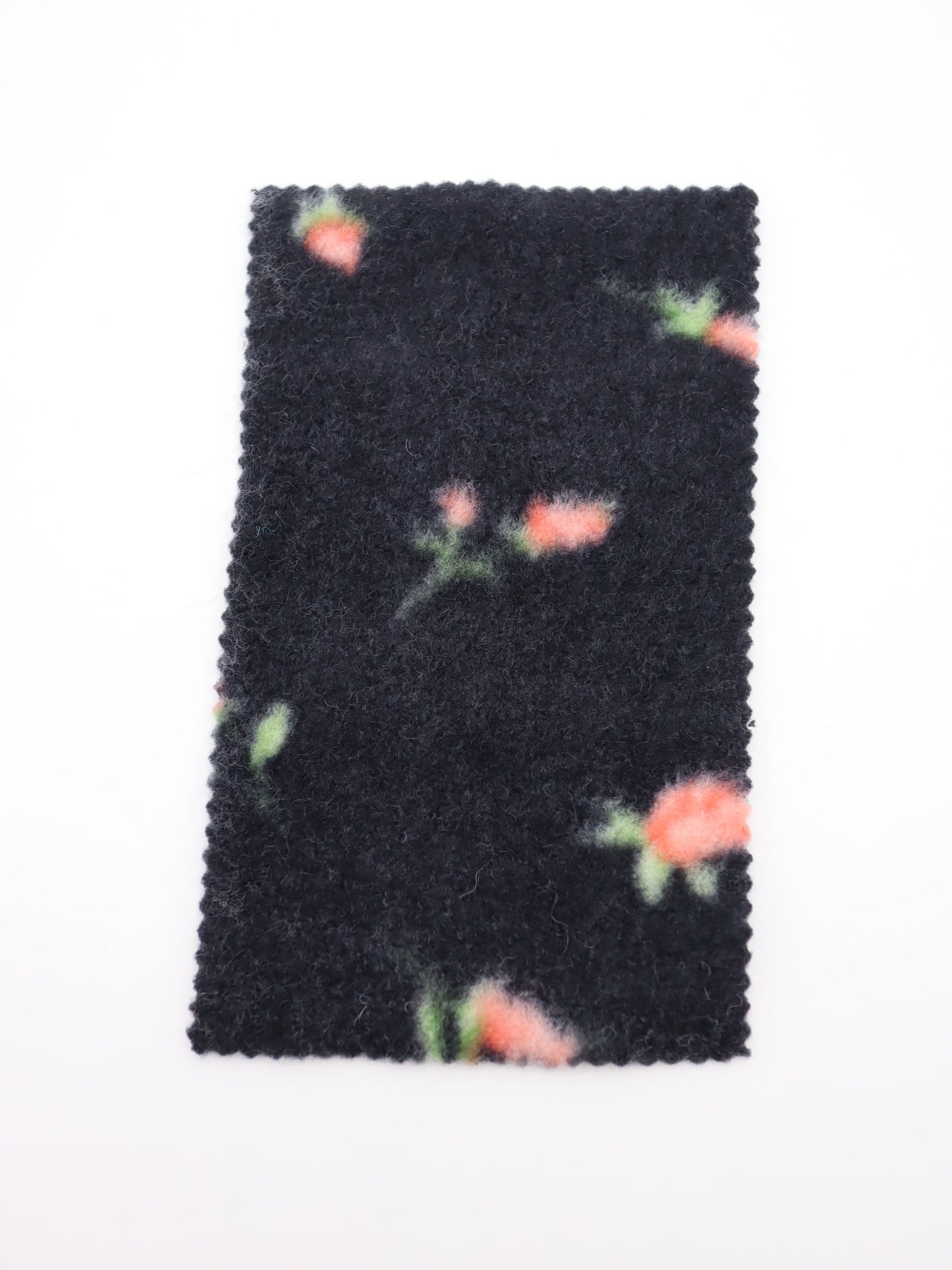 【25AW-170】プチローズふわふわフリースニット　/0.5ｙあたり=～890円