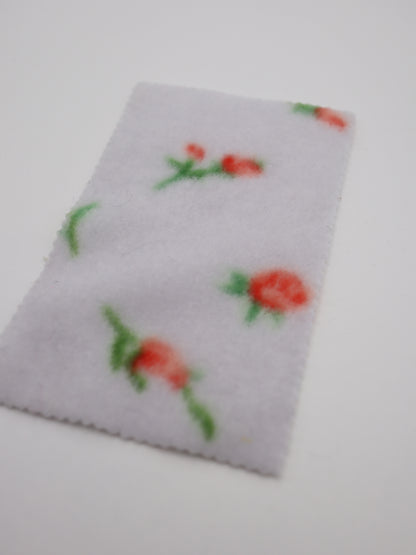 【25AW-170】プチローズふわふわフリースニット　/0.5ｙあたり=～890円