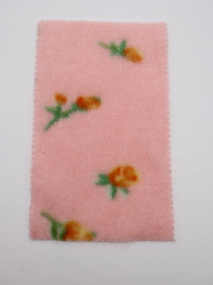 【25AW-170】プチローズふわふわフリースニット　/0.5ｙあたり=～890円