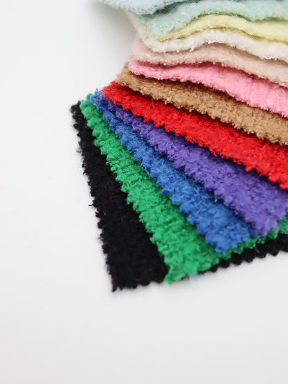 【25AW-067】ウール60％ふわふわプチくるくるヤーンツイード　/0.5ｙあたり=～1560円