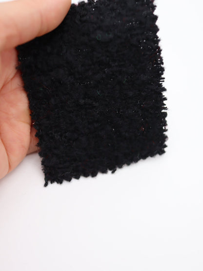 【25AW-067】ウール60％ふわふわプチくるくるヤーンツイード　/0.5ｙあたり=～1560円