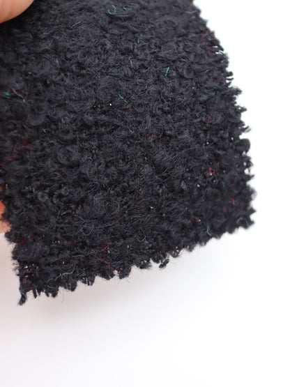 【25AW-067】ウール60％ふわふわプチくるくるヤーンツイード　/0.5ｙあたり=～1560円