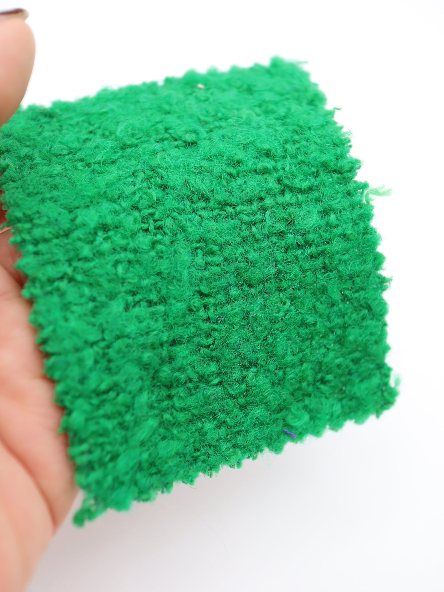 【25AW-067】ウール60％ふわふわプチくるくるヤーンツイード　/0.5ｙあたり=～1560円