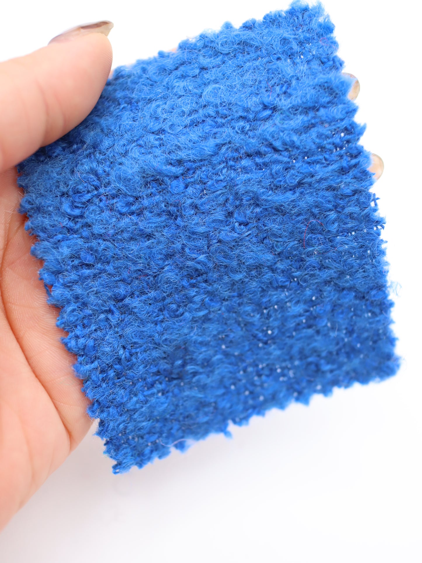 【25AW-067】ウール60％ふわふわプチくるくるヤーンツイード　/0.5ｙあたり=～1560円