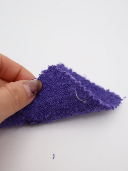 【25AW-067】ウール60％ふわふわプチくるくるヤーンツイード　/0.5ｙあたり=～1560円