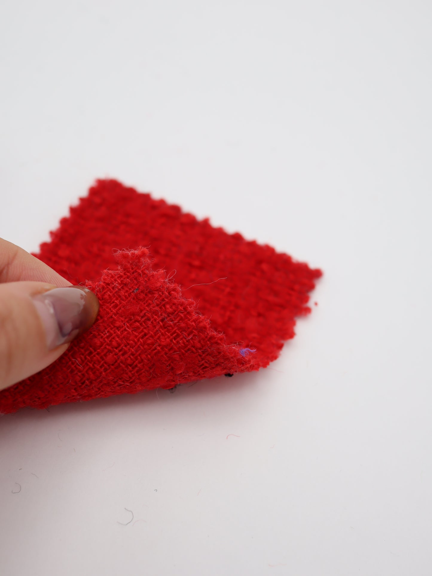 【25AW-067】ウール60％ふわふわプチくるくるヤーンツイード　/0.5ｙあたり=～1560円