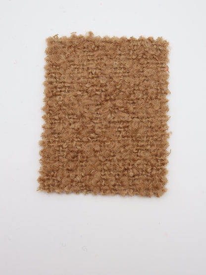 【25AW-067】ウール60％ふわふわプチくるくるヤーンツイード　/0.5ｙあたり=～1560円