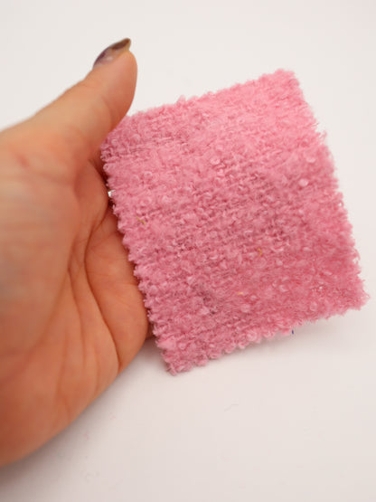 【25AW-067】ウール60％ふわふわプチくるくるヤーンツイード　/0.5ｙあたり=～1560円