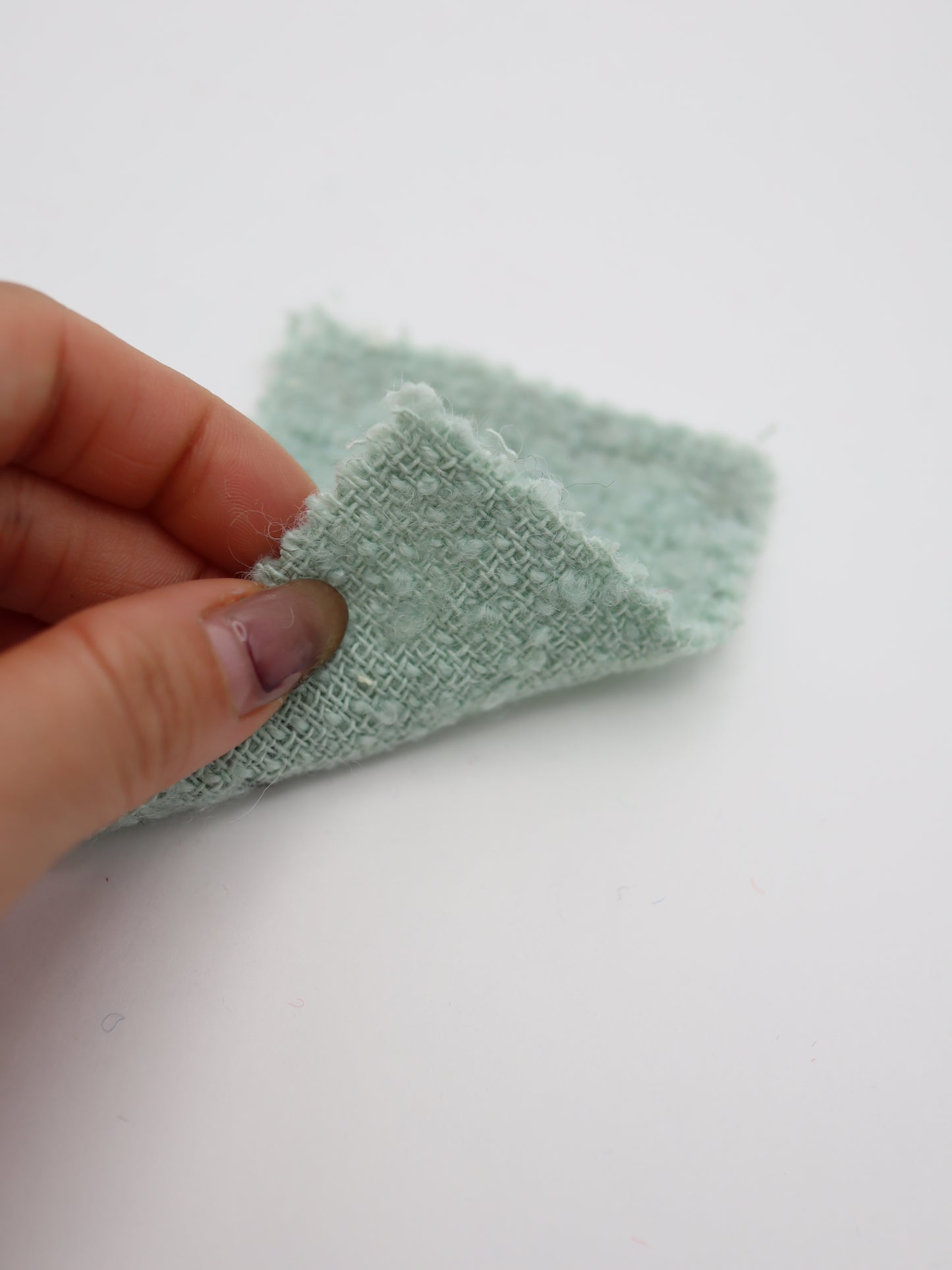 【25AW-067】ウール60％ふわふわプチくるくるヤーンツイード　/0.5ｙあたり=～1560円