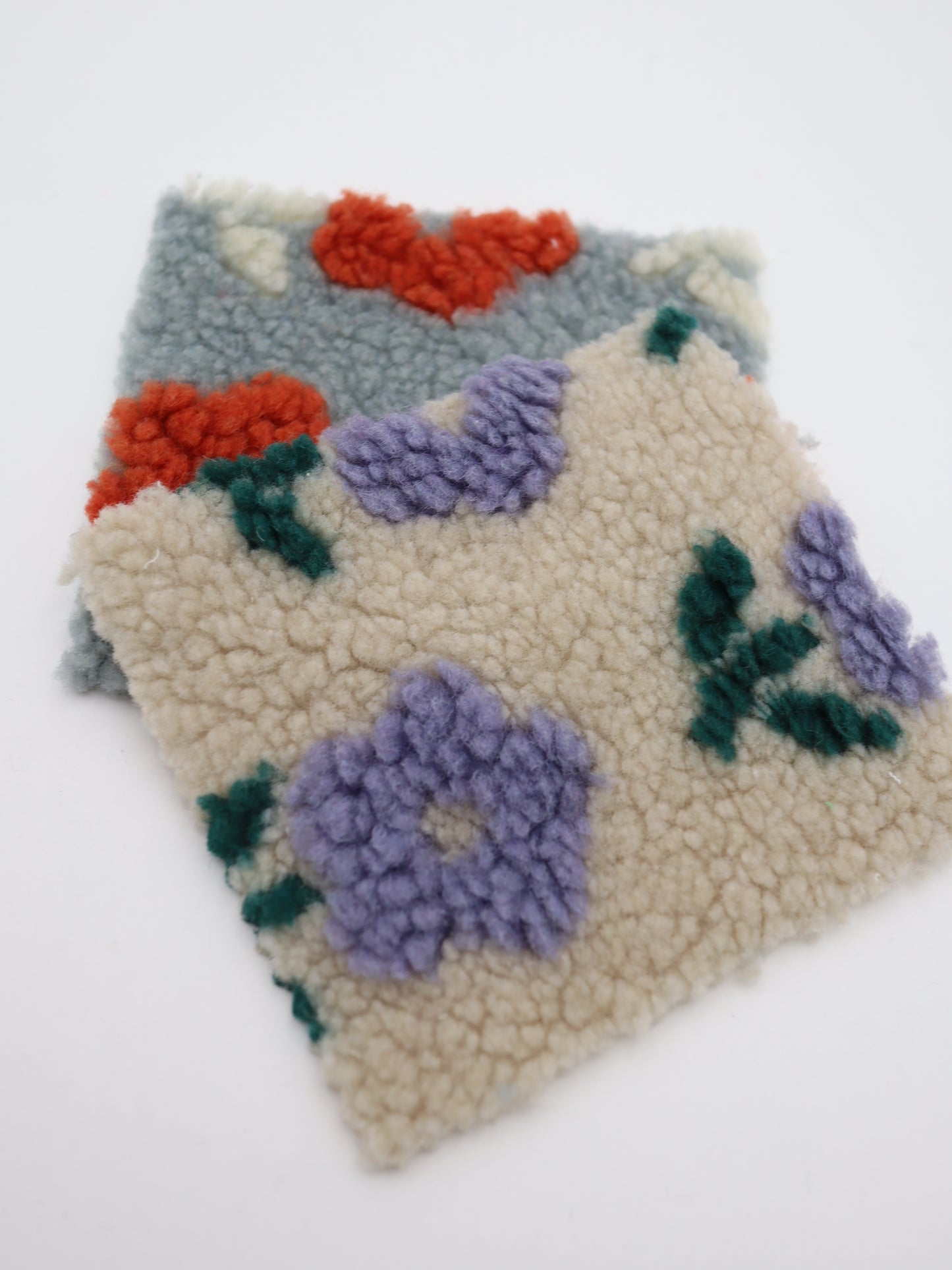 レトロリーフフラワーボア生地 プロ作家向け 犬服工場 業務用ハンドメイド布地 韓国生地