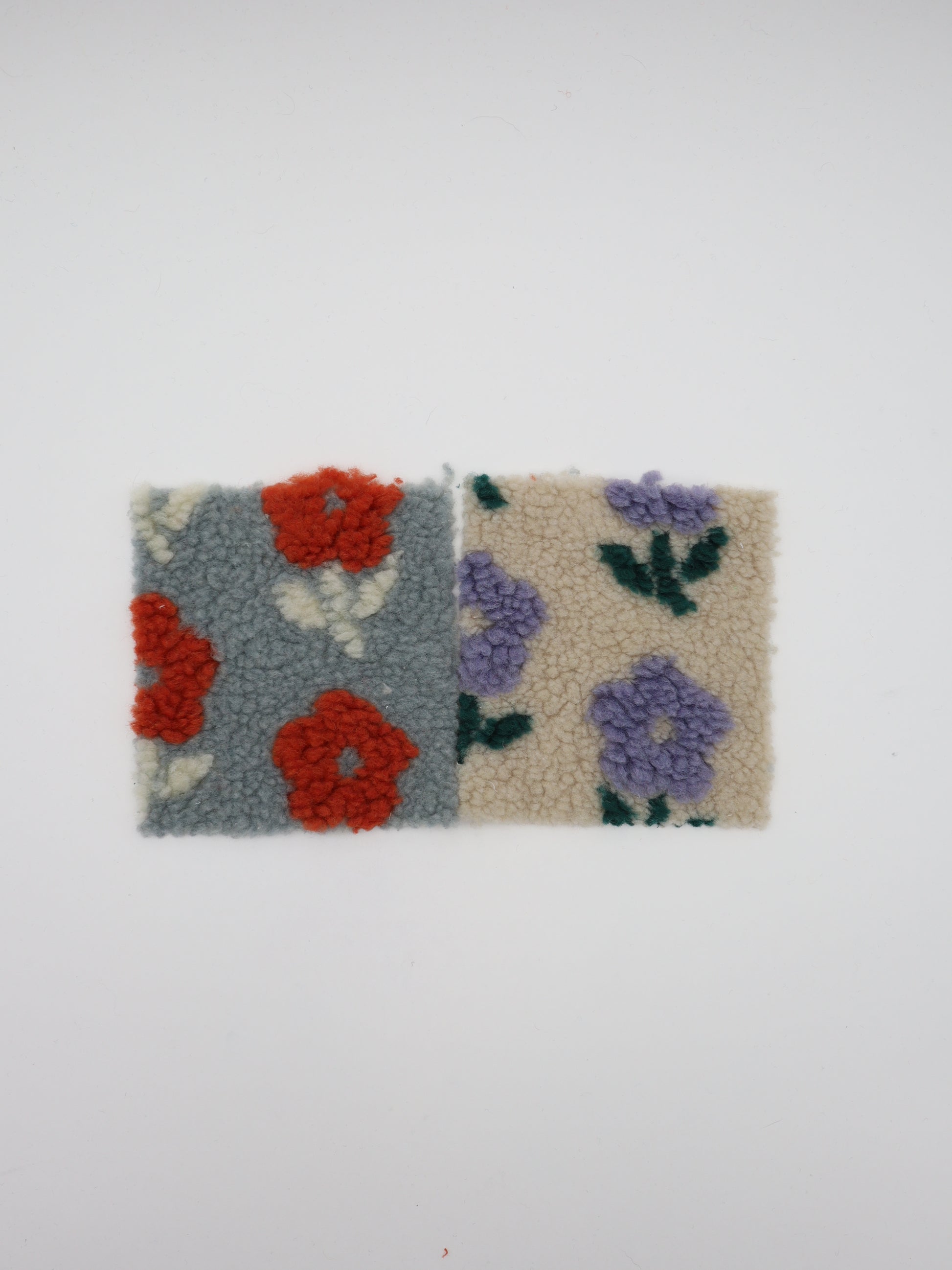 レトロリーフフラワーボア 生地質感 毛足詳細 プロ作家向けハンドメイド布地