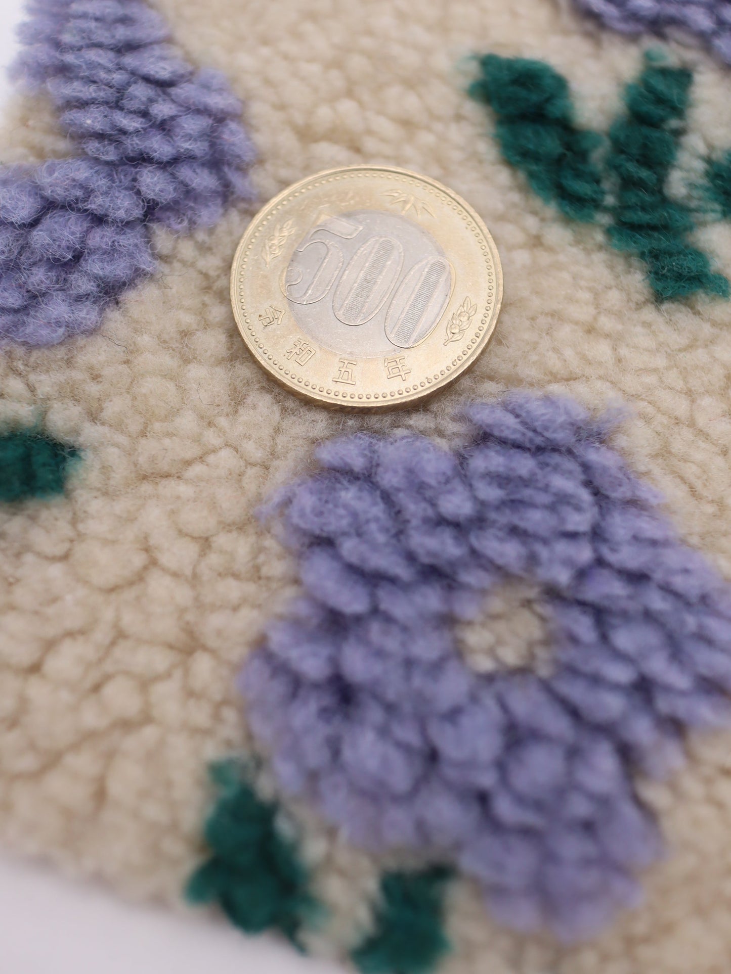 【25AW-169】レトロリーフフラワーボア　/0.5ｙあたり = ～1175円