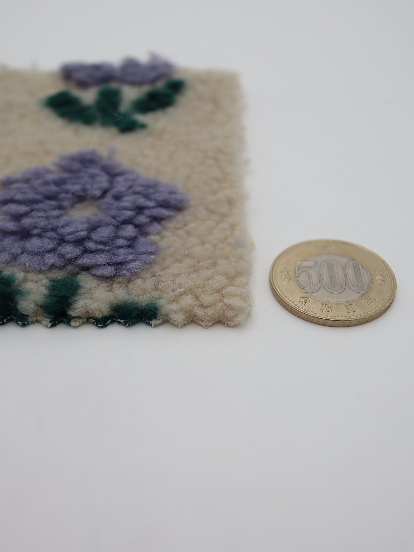 【25AW-169】レトロリーフフラワーボア　/0.5ｙあたり = ～1175円