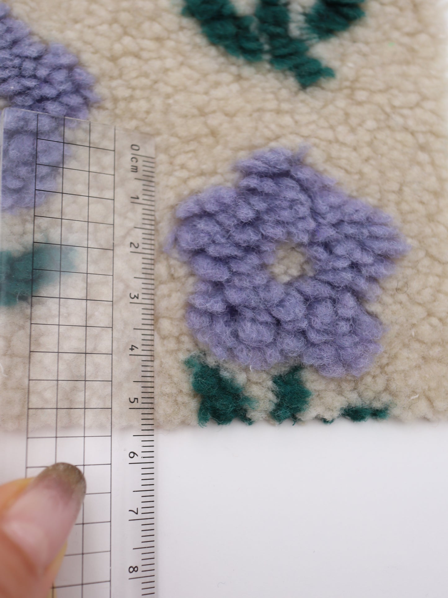 【25AW-169】レトロリーフフラワーボア　/0.5ｙあたり = ～1175円