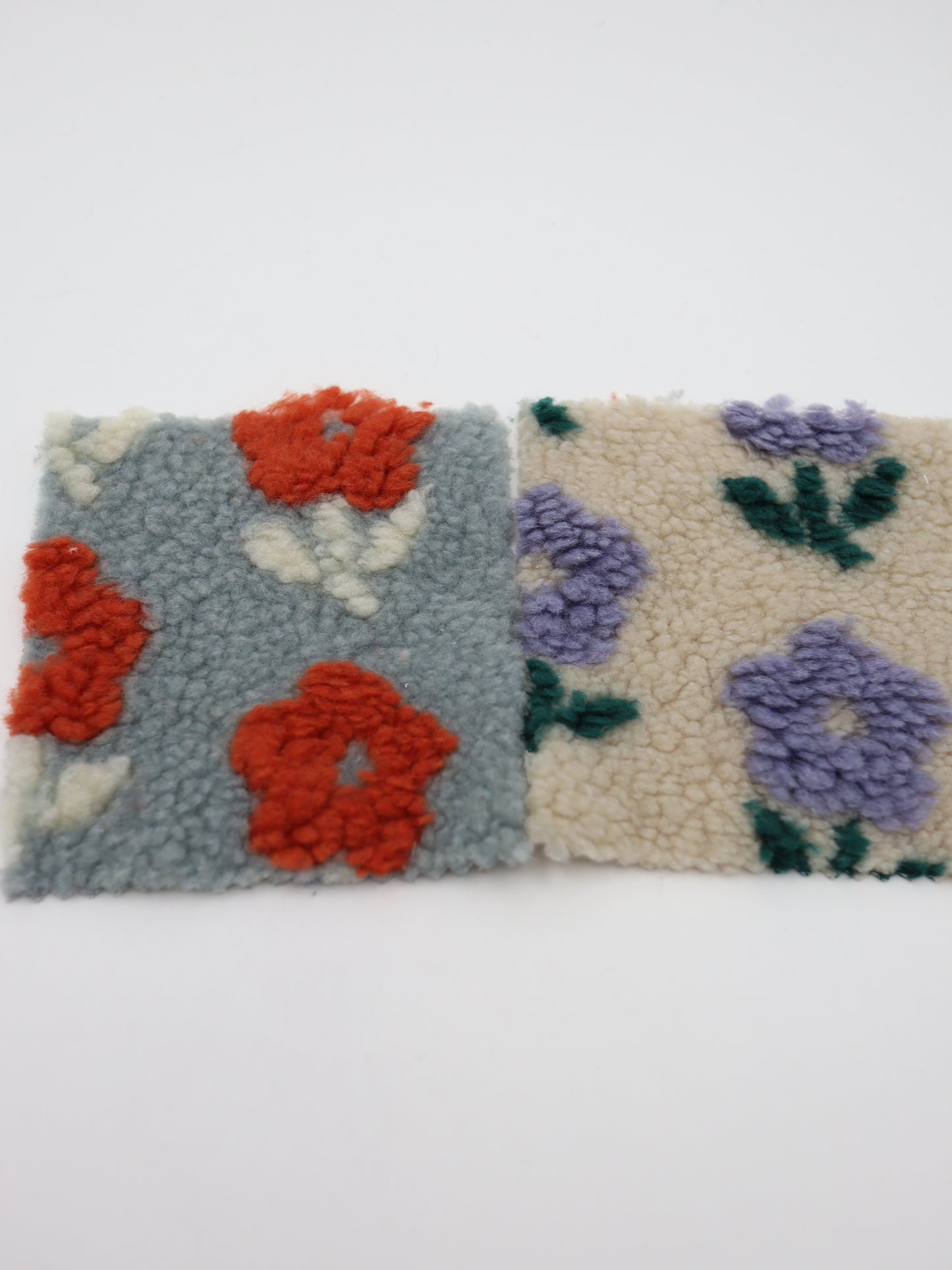 レトロリーフフラワーボア 生地質感 毛足詳細 プロ作家向けハンドメイド布地