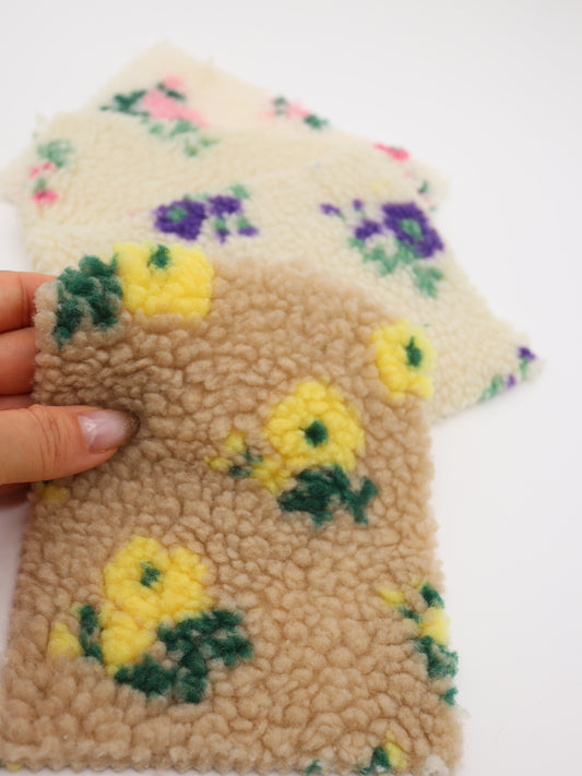 スプリングプチフラワーボア生地 ハンドメイド 犬服 子供服 ミシン教室に最適な布地