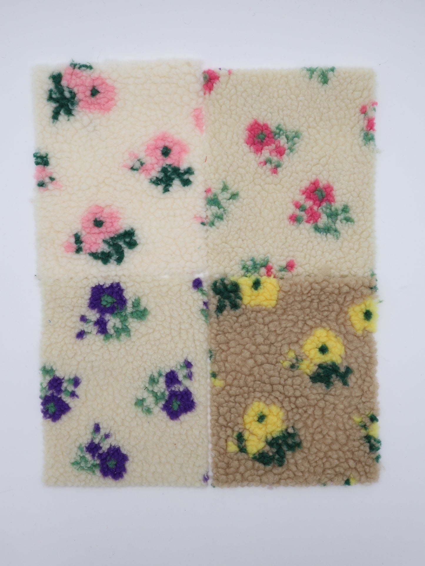 スプリングプチフラワーボア カラーバリエーション ハンドメイド用ボア生地
