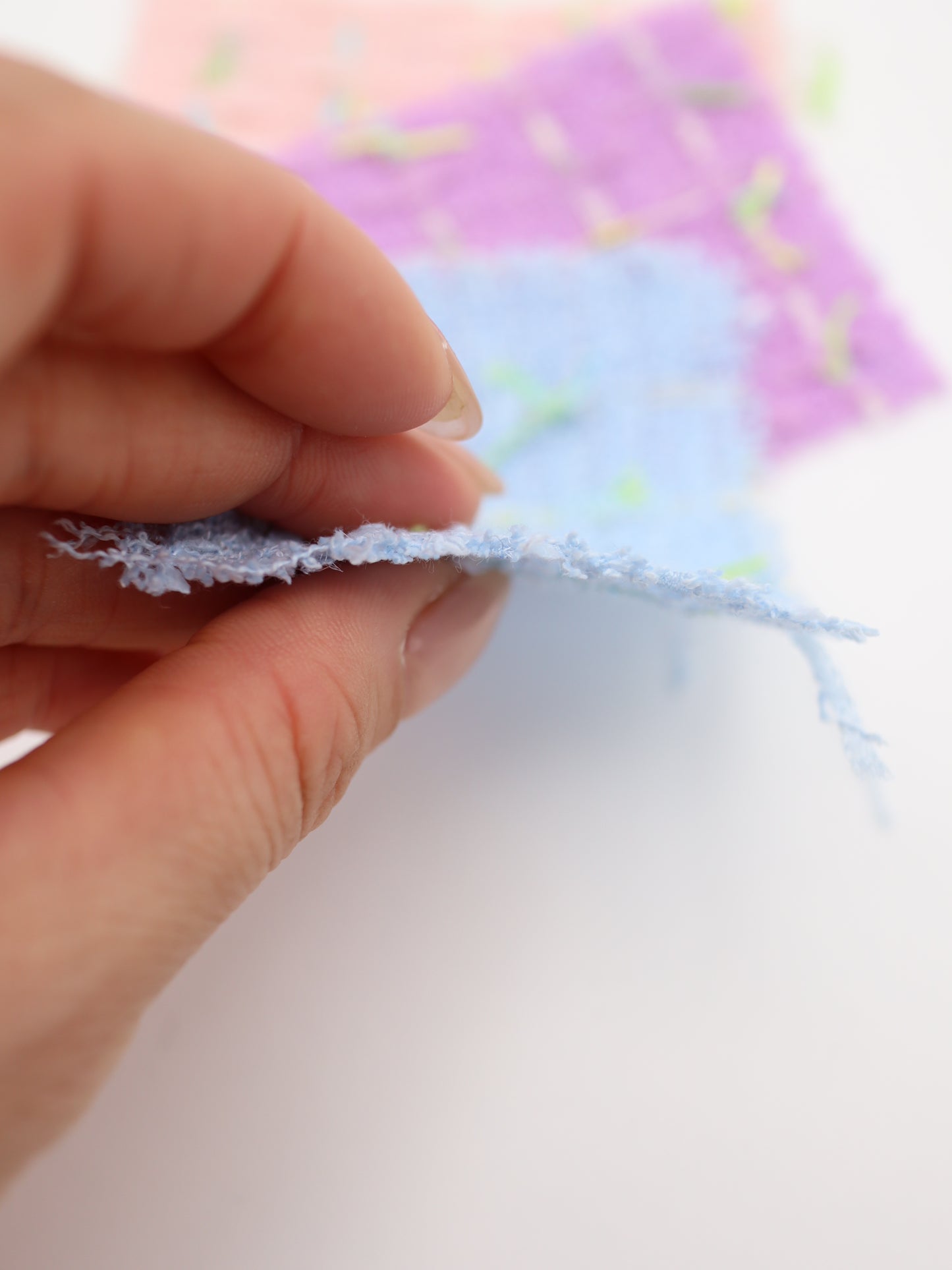 カラフルテープヤーンミックスツイード生地　スカートやワンピースやジャケットなど◎【26SS-073】