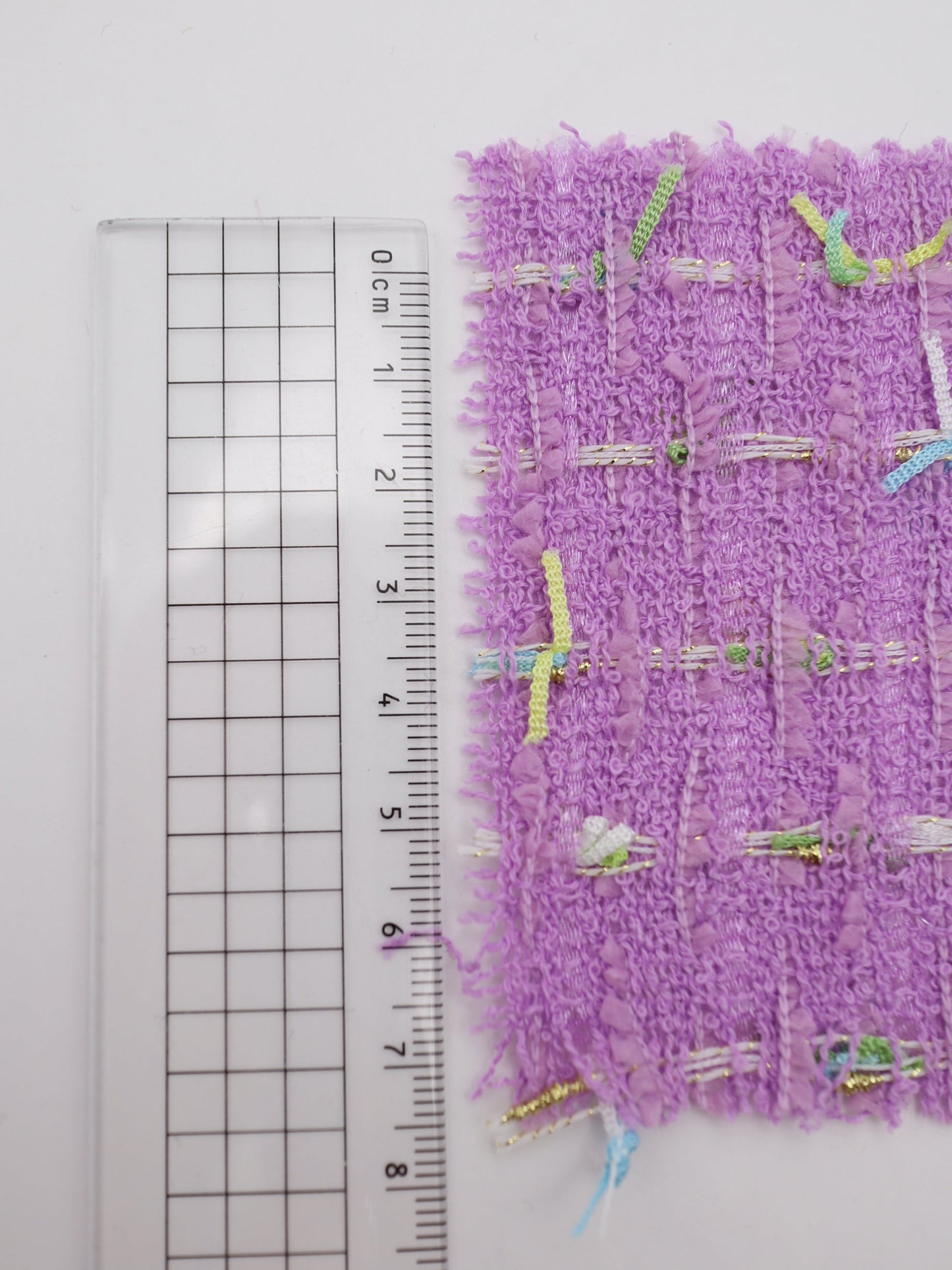 カラフルテープヤーンミックスツイード生地　スカートやワンピースやジャケットなど◎【26SS-073】