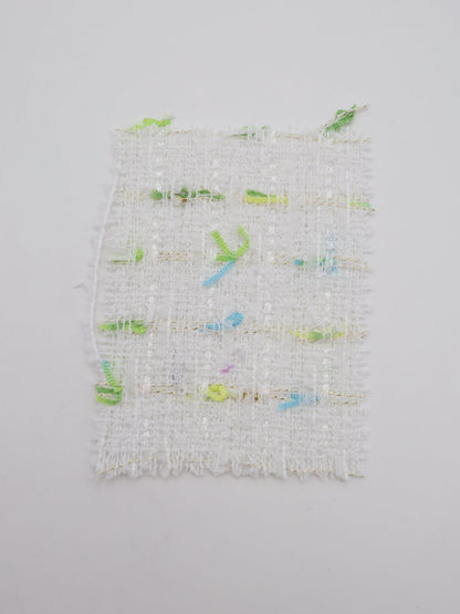 カラフルテープヤーンミックスツイード生地　スカートやワンピースやジャケットなど◎【26SS-073】